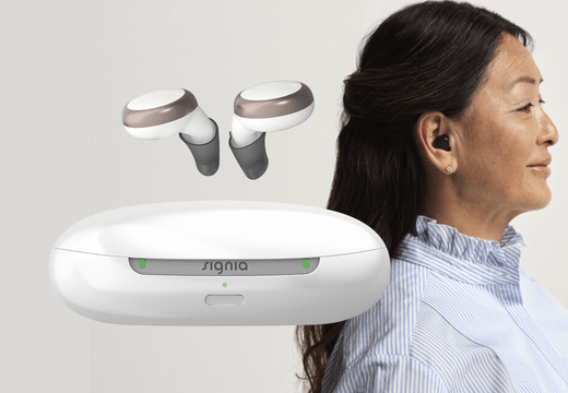 耳あな型でおしゃれなアクティブ